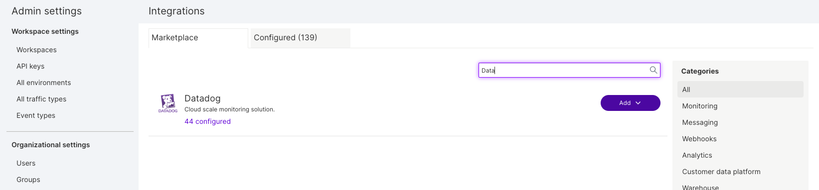Harness FME Admin settings